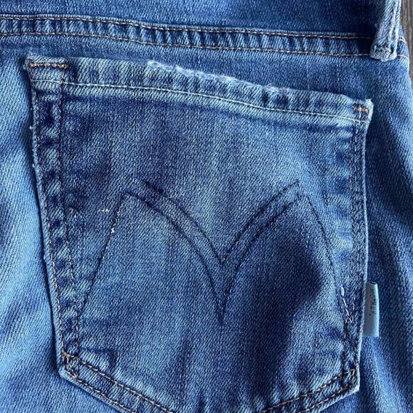 Mother  I  The Wilder Medium Kitty Flare Jeans  I  Size 26 - Picture 8 of 9